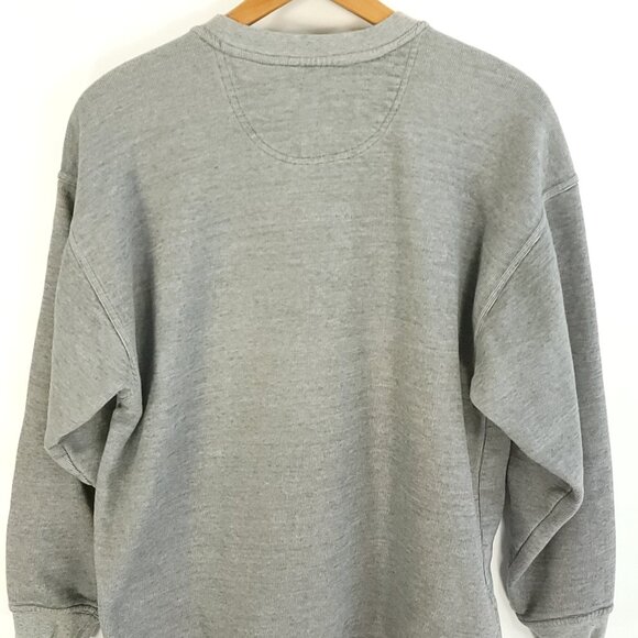 Dallas Cowboys Sweatshirt Mens Large NFL Active Gray Blue Embroidered Distressed - Picture 7 of 12